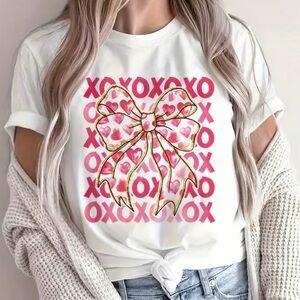 XOXO Bow Valentine T-shirt